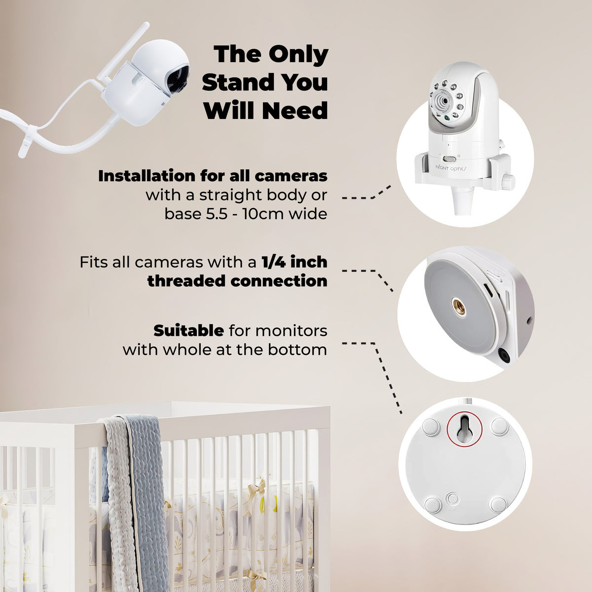 Baby Monitor Floor Stand